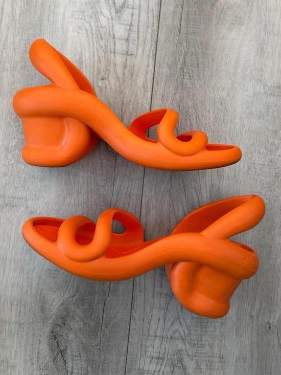 Camper Shoes - Orange Camper Kobarah Sandals